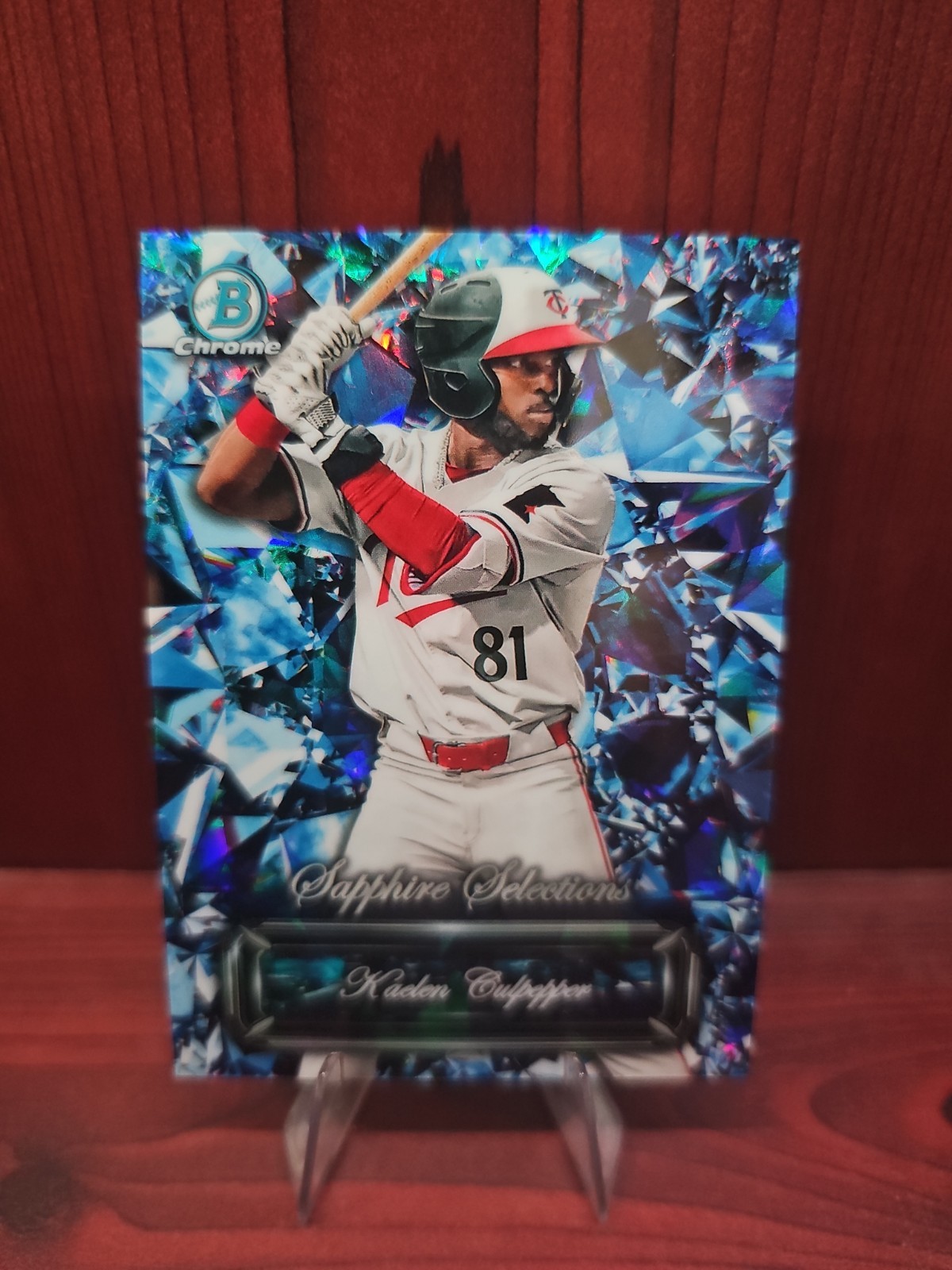 2024 Bowman Chrome Draft  - Sapphire Selections Kaelen Culpepper #SS-15 (RC)