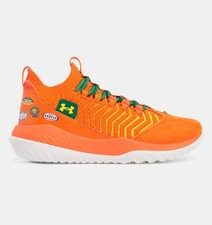 Under Armour Harper Baseball Turf Shoes Size 9 Orange Juice Green 3027437 800