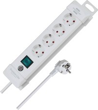 brennenstuhl 4fach Steckdosenleiste weiB UK IMPORT ACC NEW
