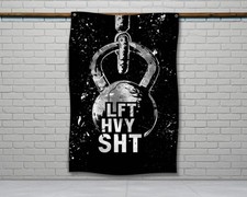 Custom Gym Flag - Motivational Home Gym Banner Decor