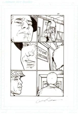 Time Grunts page 15 Original Alex Sanchez Art Signed 
