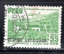 PERU LATIN AMERICA    STAMPS OVERPRINT USED LOT 212BD