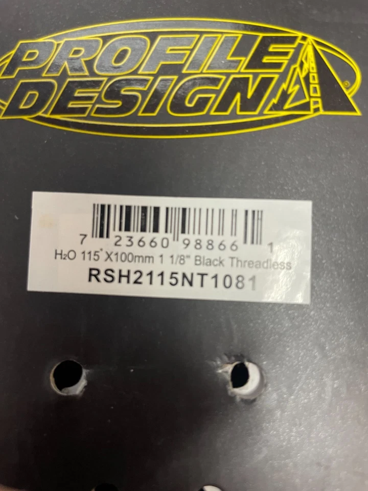 Profile Designs H2O Alloy Road stem 1 to 1 1/8 x 100mm 26.0 clamp 25 deg rise - Image 3 of 3