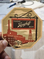 Berghoff Beer Coaster, Fort Wayne Indiana