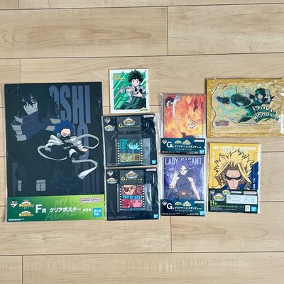[8pcs SET] My Hero Academia Ichiban Kuji Lady Nagant Deku All Might Movie RARE
