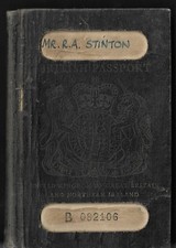 UK 80 REVENUE STAMPS ON PASSPORT 1978