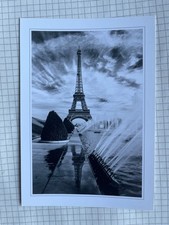 CPM PARIS LA TOUR EIFFEL PHOTO ANTONIO CARRARA