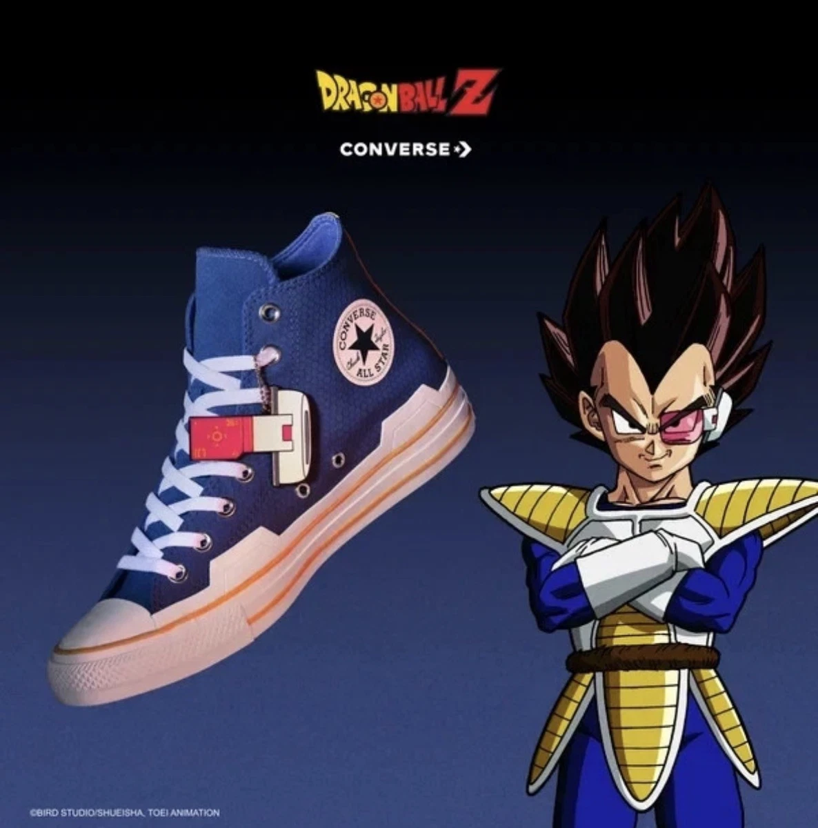 Dragon Ball Z x Converse Chuck Taylor All-Star Vegeta for Sale