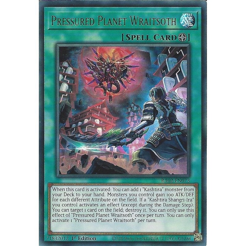 RA02-EN073 Pressured Planet Wraitsoth : Ultra Rare Card : 1st Edition : YuGiOh