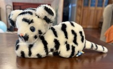 Vintage 1981 Dakin White Bengal Tiger Plush Stuffed Animal 10 Toy Furry