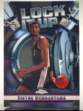 2024-25 Topps Chrome - Lock It Up Victor Wembanyama #LIU-9