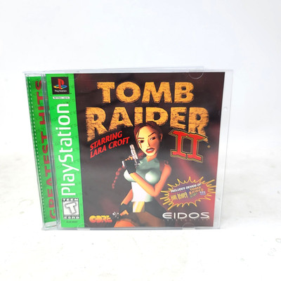 Tomb Raider II Lara Croft PS1 (Sony PlayStation 1) CIB Complete W/ Reg Tested