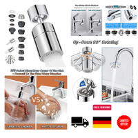 Wasserhahn Aufsatz 360 Drehbar Doppelfunktion Brause Perlator