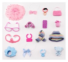 16 pcs LPS Accessories For Mini Pet Shop Toy Bear Skirt Collar Bow Kid Gift Nice