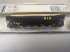 Trainworx N scale CSX 6-door Woodchip Hopper, CSXT 433457 NEW Rare 