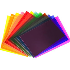Colored Acrylic Sheets1/8 Inch Thick 3Mm 12 Pack 5 X 7 Clear Colored Plexiglass