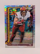 2025 Topps Chrome Football Zach Ertz Pulsar Refractor #297