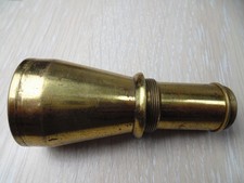 Antique Brass Eyepiece Lens   UK Microscope   19th century
