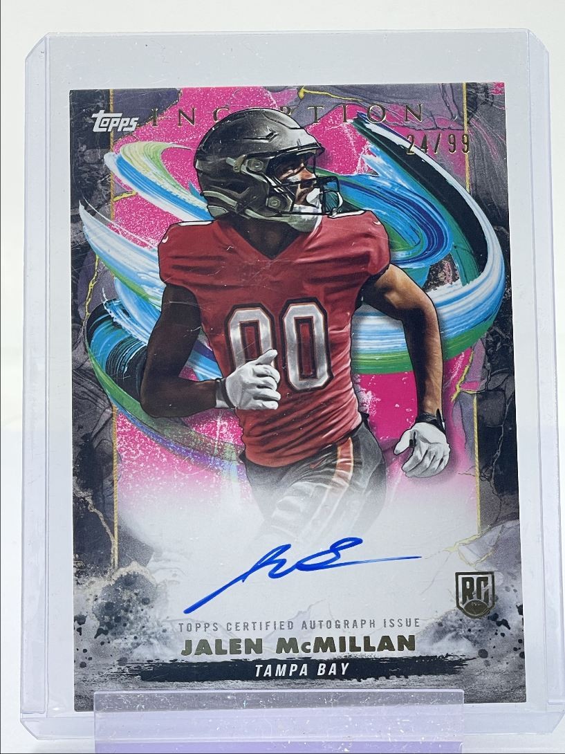 Jalen McMillan Topps Inception Rookie Autographs #RAJM Magenta