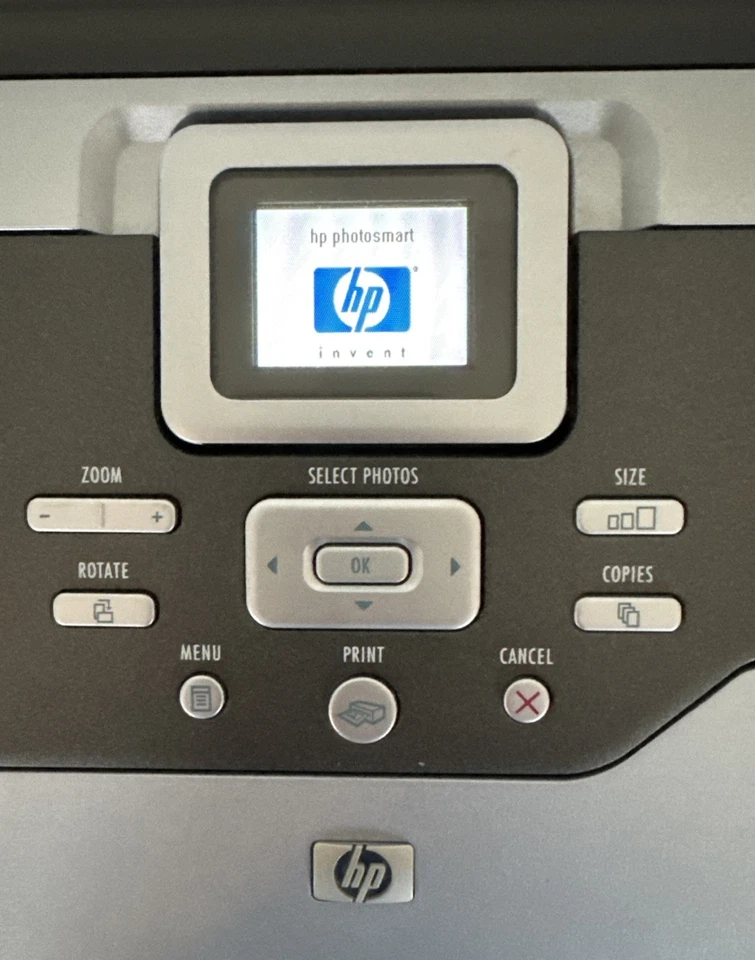 HP Photosmart Printer 7760 Digital Photo Inkjet with Manuals Tested Works 2004 - Image 2 of 4