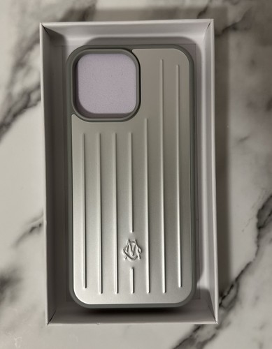 Coque RIMOWA iPhone 15 PRO MAX (Argent) NEUVE 🆕 - Photo 2 sur 3