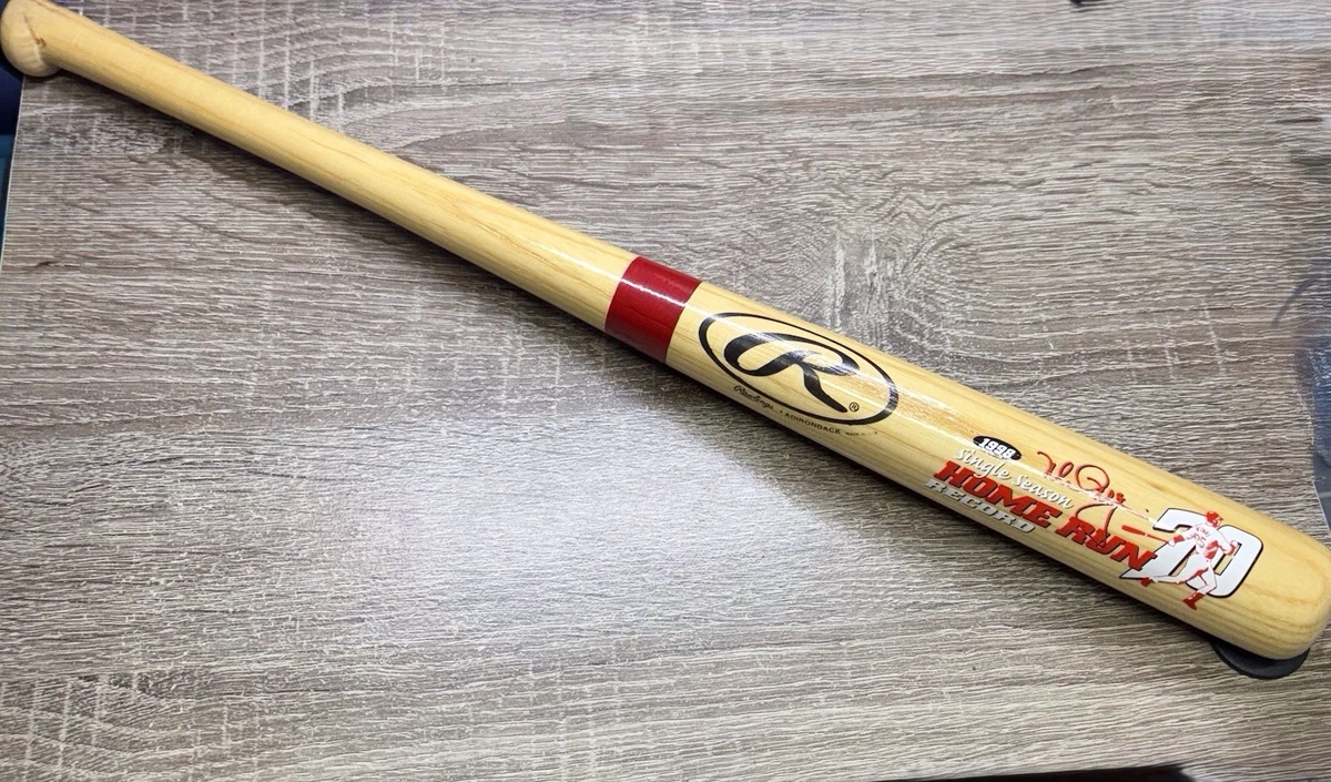 Batte de baseball en bois Rawlings Big Stick 34 pouces MARK McGWIRE