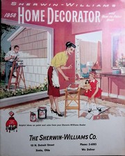 Vintage Sherwin-Williams 1958 Home Decorator How-To-Paint Book Design Ideas MCM