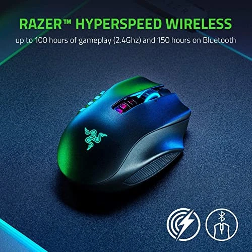 Razer Naga Pro Wireless Gaming Mouse with Interchangeable - Image 3 of 4