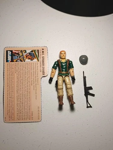 Crankcase V1 G.I. Joe A Real American Hero 1985 Complete Hasbro A.W.E. Striker