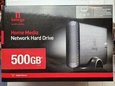 Iomega 500GB Home Media Network Hard Drive USB *UNUSED* NAS Network HDD Original Packaging