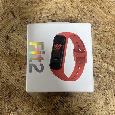 SAMSUNG Galaxy Fit2 BT Fitness Tracker Smart Watch SMR220 Scarlet Red