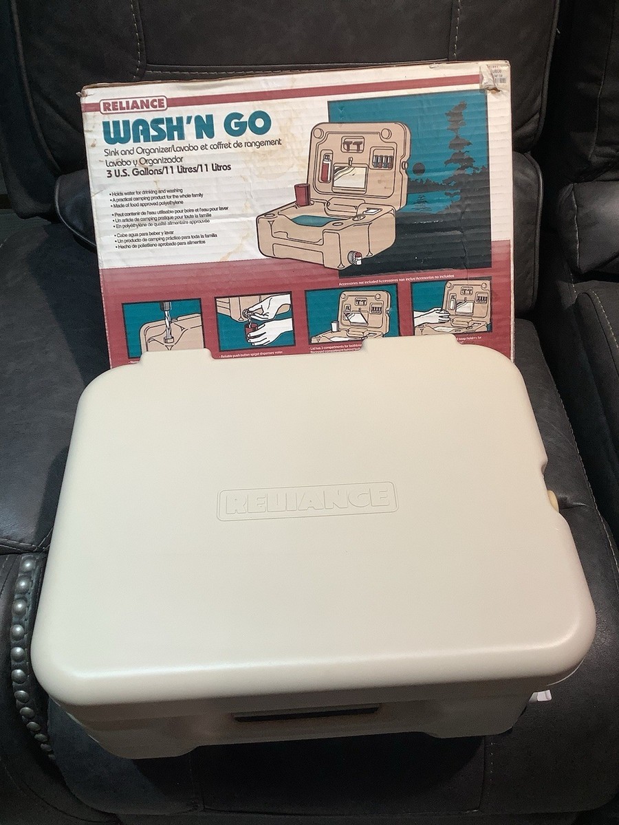 Reliance Wash N Go Gallon Portable Sink Organizer Tent RV