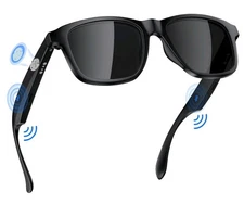 Smart Glasses, Polarized Bluetooth Sunglasses, Built-in Mic & Speakers, Voice...