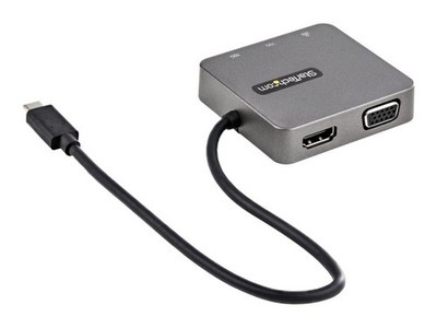 StarTechcom Multiport Adapter USB-C auf HDMI und VGA Dockingstation USB 3.1 Gen