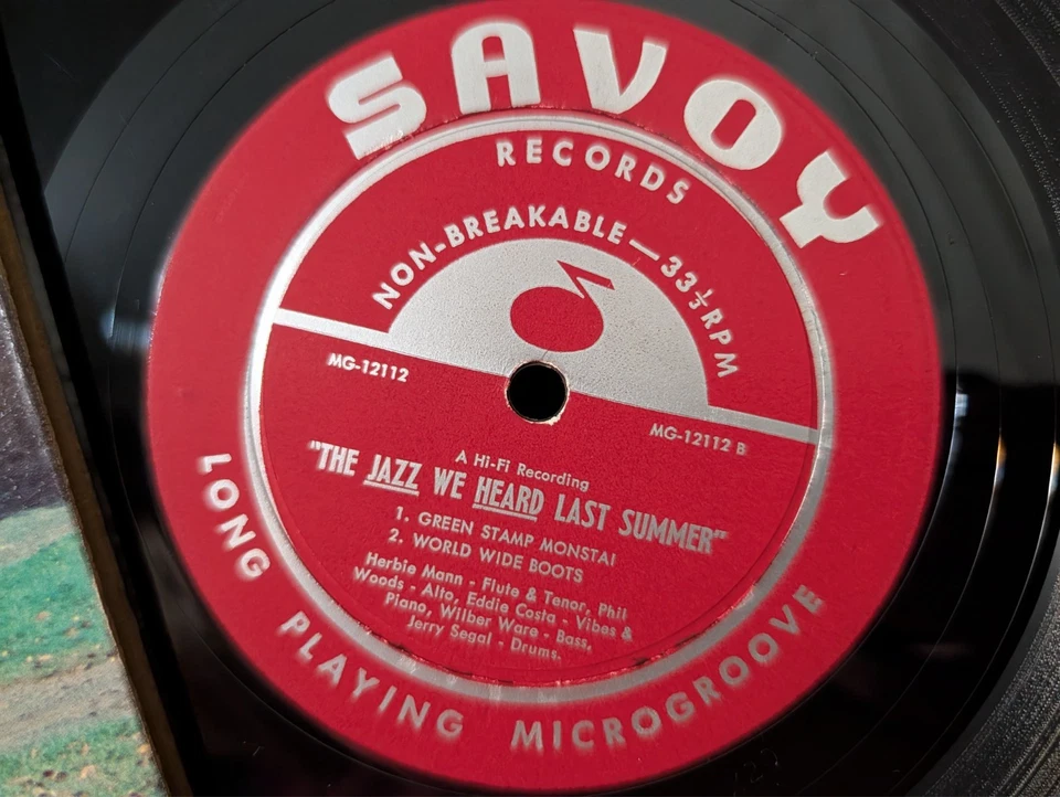 Jazz We Heard Last Summer 1957 Savoy Sahib Shihab Clifford Jordan Eddie Costa LP - Image 2 of 3