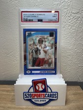 2024 CLEARLY DONRUSS Rated Rookie  #52 JAYDEN DANIELS BLUE /49  PSA 9 🔥🔥🔥🔥 