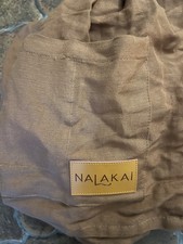 Nalakai Linen Ring Sling Baby Carrier Taupe Brown Adjustable One Size