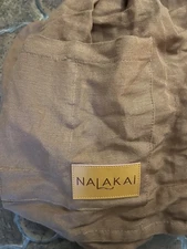 Nalakai Linen Ring Sling Baby Carrier Taupe Brown Adjustable One Size