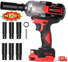 Llave de impacto de 1200 N·m compatible con batería Milwaukee de 18 V (batería n