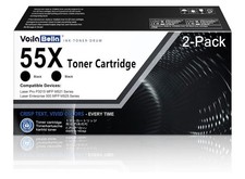 55X Black High Yield Toner Cartridge Replacement for HP 55X CE255X 55A
