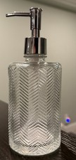 Liquid Hand Soap Dispenser, Glass.