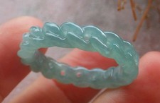 Certified Green 100 Natural A JADE Jadeite Knotted RING USA. 12.75    207942