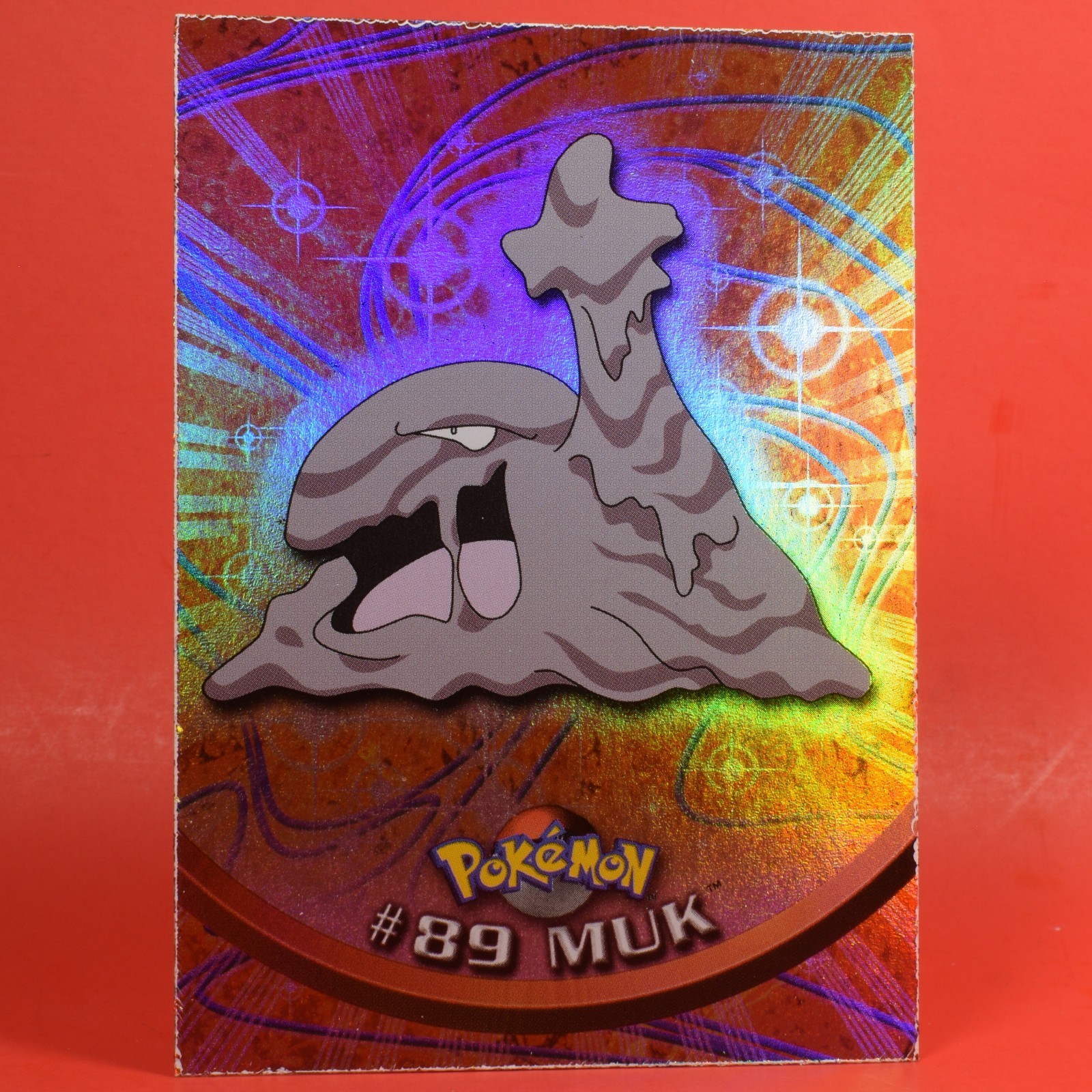 Topps Pokémon English Card Series 2 #89 Muk Rainbow Holo Foil
