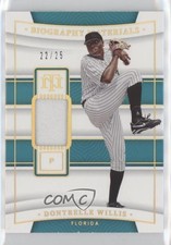 2022 National Treasures Biography Materials Holo Gold 22/25 Dontrelle Willis 0a6