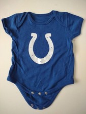 New Indianapolis Colts Infants Size 3/6 Months Blue Creeper