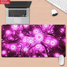 1pc a Purple Burst 2D Flat Design Pad Suitable for Desks, Gaming, And Office De