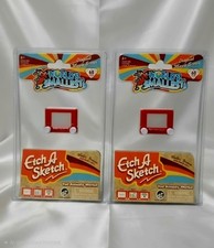 2 World's Smallest Etch A Sketch by Super by Super Impulse Miniature Red Frames