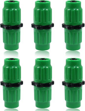 6 Sets Expandable Garden Hose Repair Kit, Dual-Channel Hose Female Male Connecto