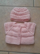 Gilet Et Bonnet  Vêtements De poupée 40 cm Marie-Françoise Petit Collin