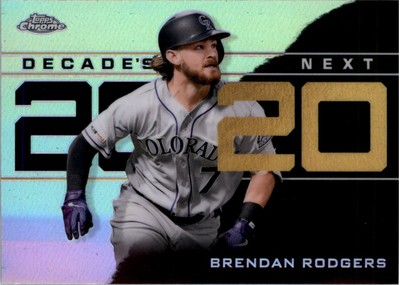 2020 Topps Chrome Update Decade's Next #DNC7 Brendan Rodgers - NM-MT